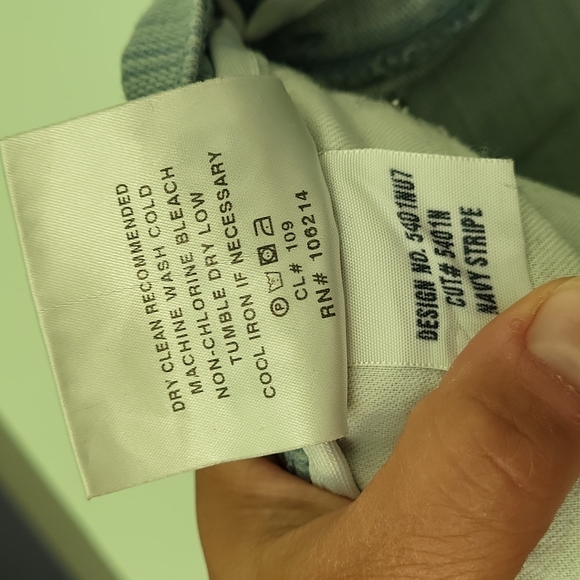 Light Blue Pinstripe Joe Jeans from the 2000s - Picture 7 of 7